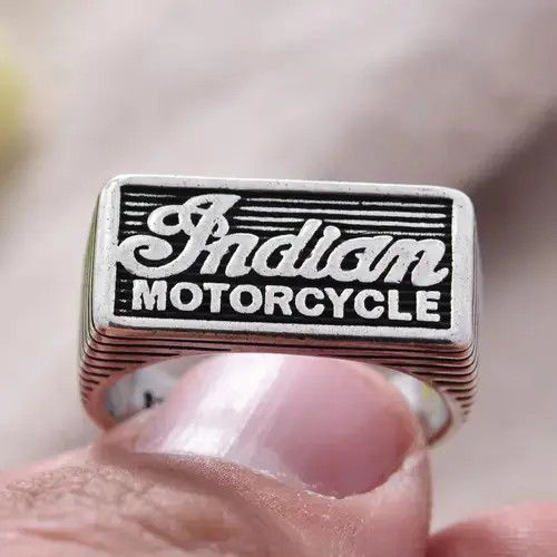 Designer Indian Motorcycle Ring🔥🔥🔥 Size ONE SIZE - 1 Thumbnail