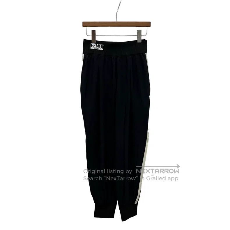 Fendi Fendi Striped logo casual pants Size 24" / US 00 / IT 34 - 1 Thumbnail