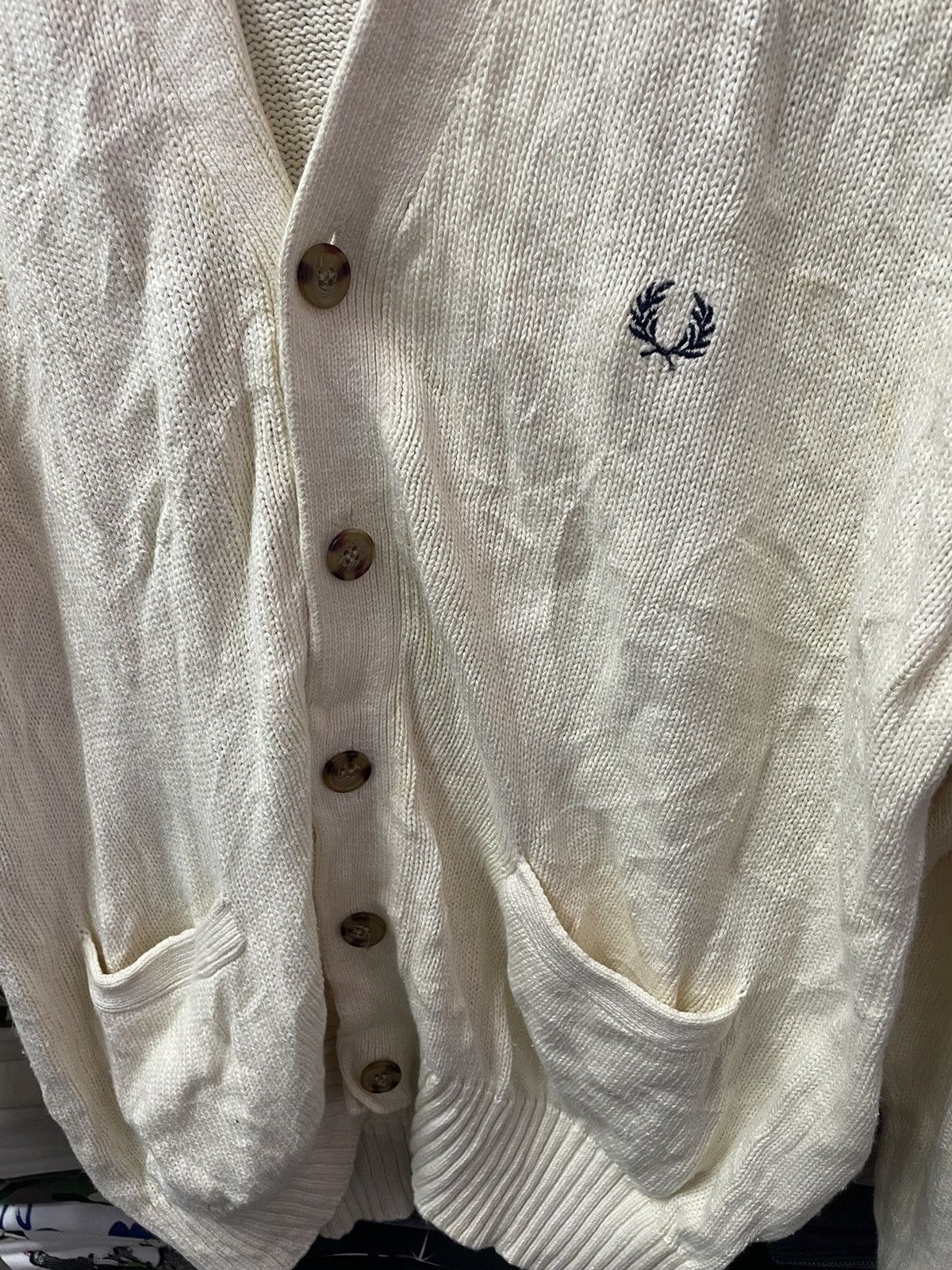 Fred Perry Vintage Fred Perry Cardigan Knitwear Size US M / EU 48-50 / 2 - 4 Thumbnail