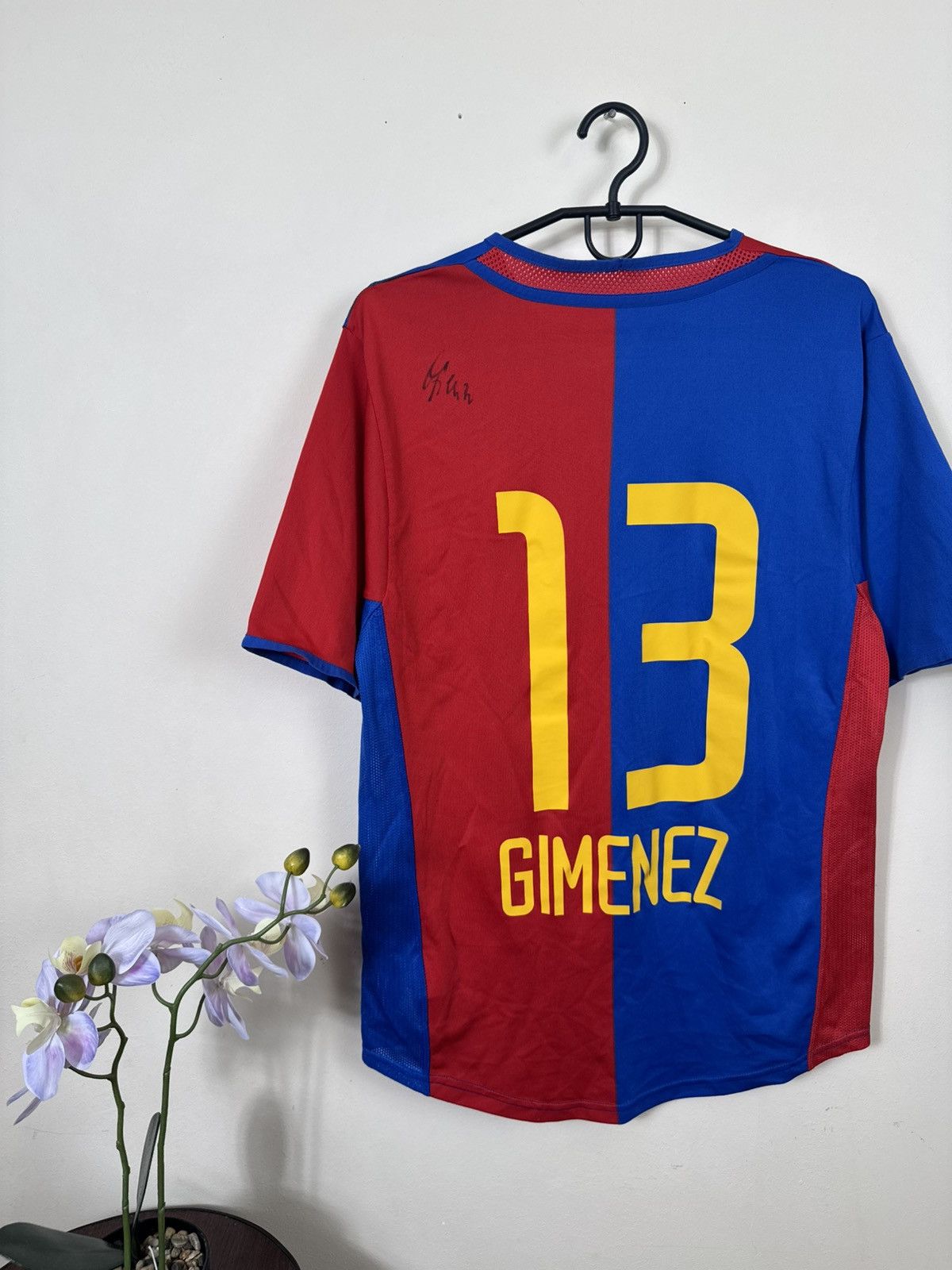 Nike Nike FC Basel Jersey 2002-04 #13 Gimenez Soccer Signature S Size US S / EU 44-46 / 1 - 17 Thumbnail