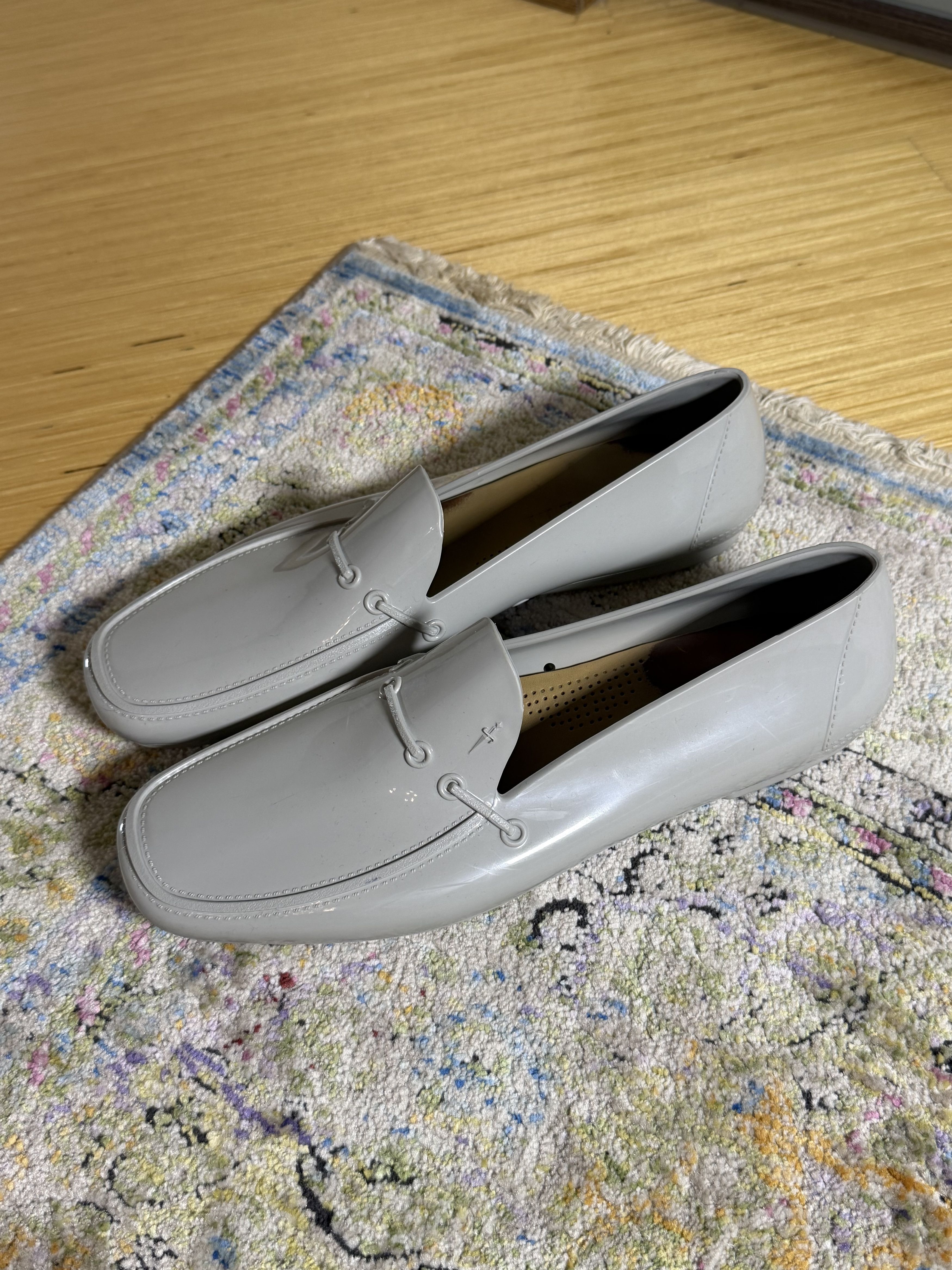 Paciotti Cesare Paciotti Beige Rubber Lace-up Shoes Size US 10 / EU 43 - 2 Thumbnail
