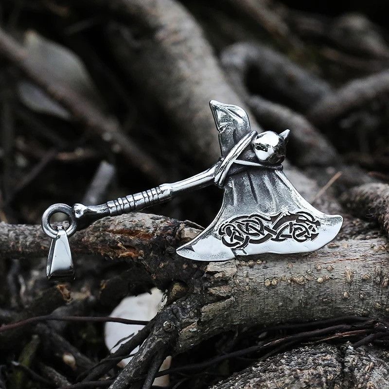 Jewelry Axe Pendant Necklace 2025 Size ONE SIZE - 3 Thumbnail
