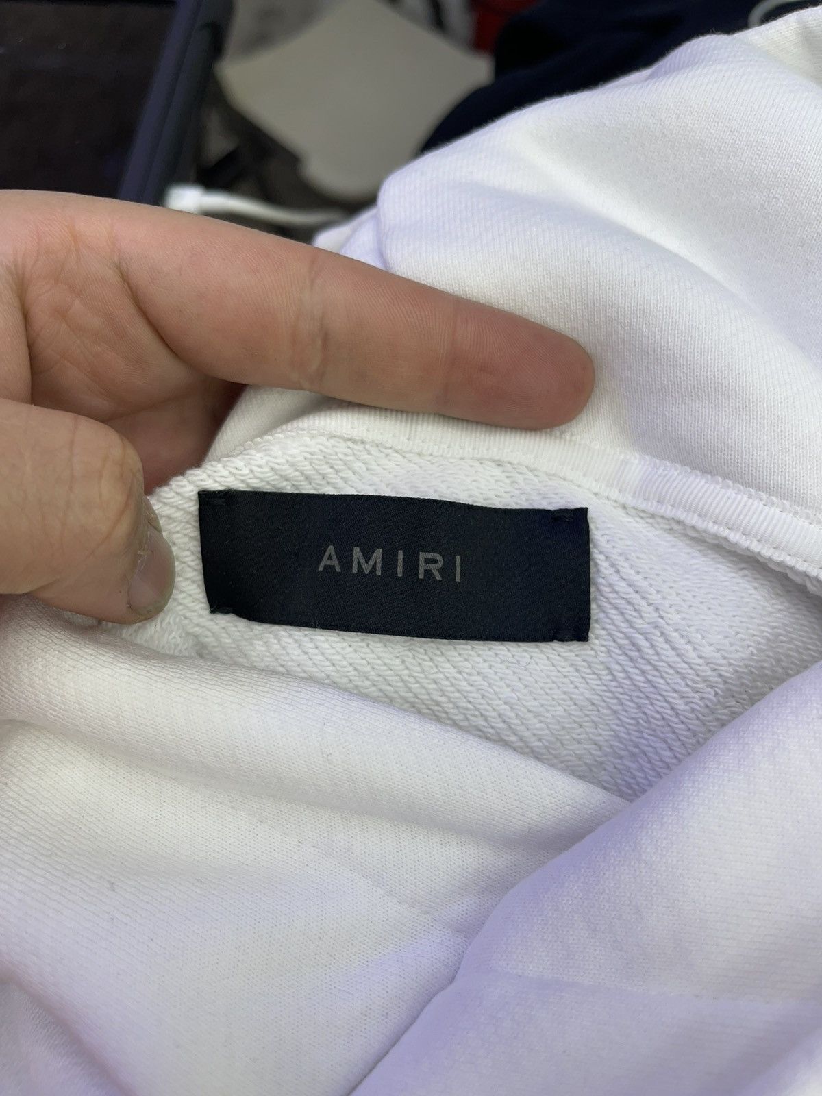 Amiri Amiri military Specs hoodie (white/orange) Size US XL / EU 56 / 4 - 3 Thumbnail