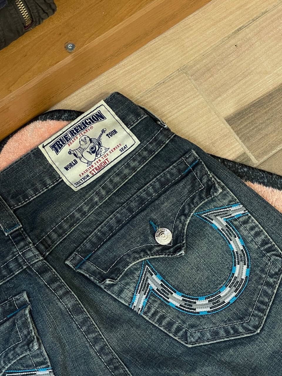 True Religion × Vintage TRUE RELIGION DISTRESSED DENIM Y2K JEANS Size US 30 / EU 46 - 10 Thumbnail