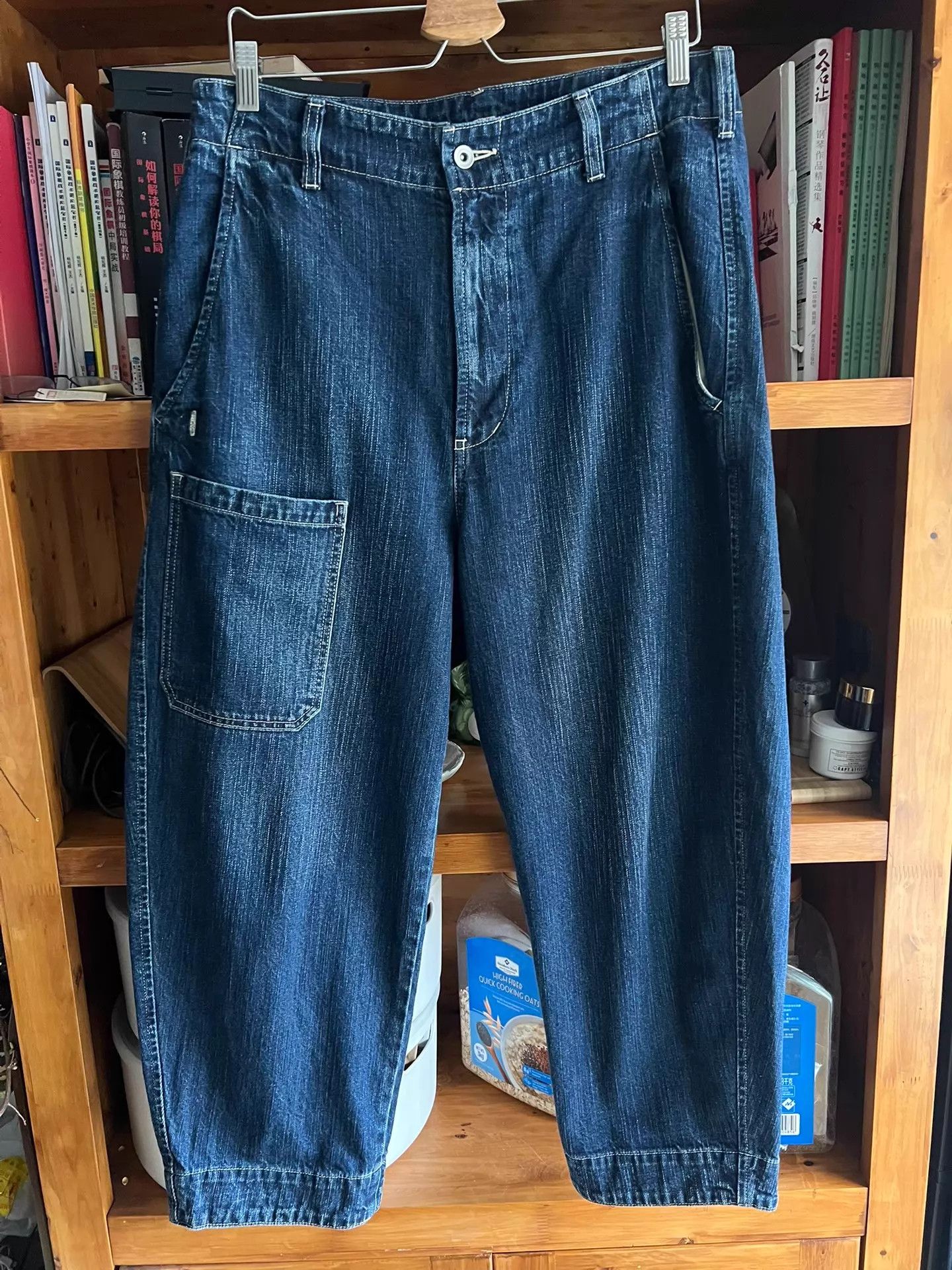 Porter Classic Porter Classic Pocket Denim Pants Okayama Indigo M Size US 32 / EU 48 - 2 Thumbnail