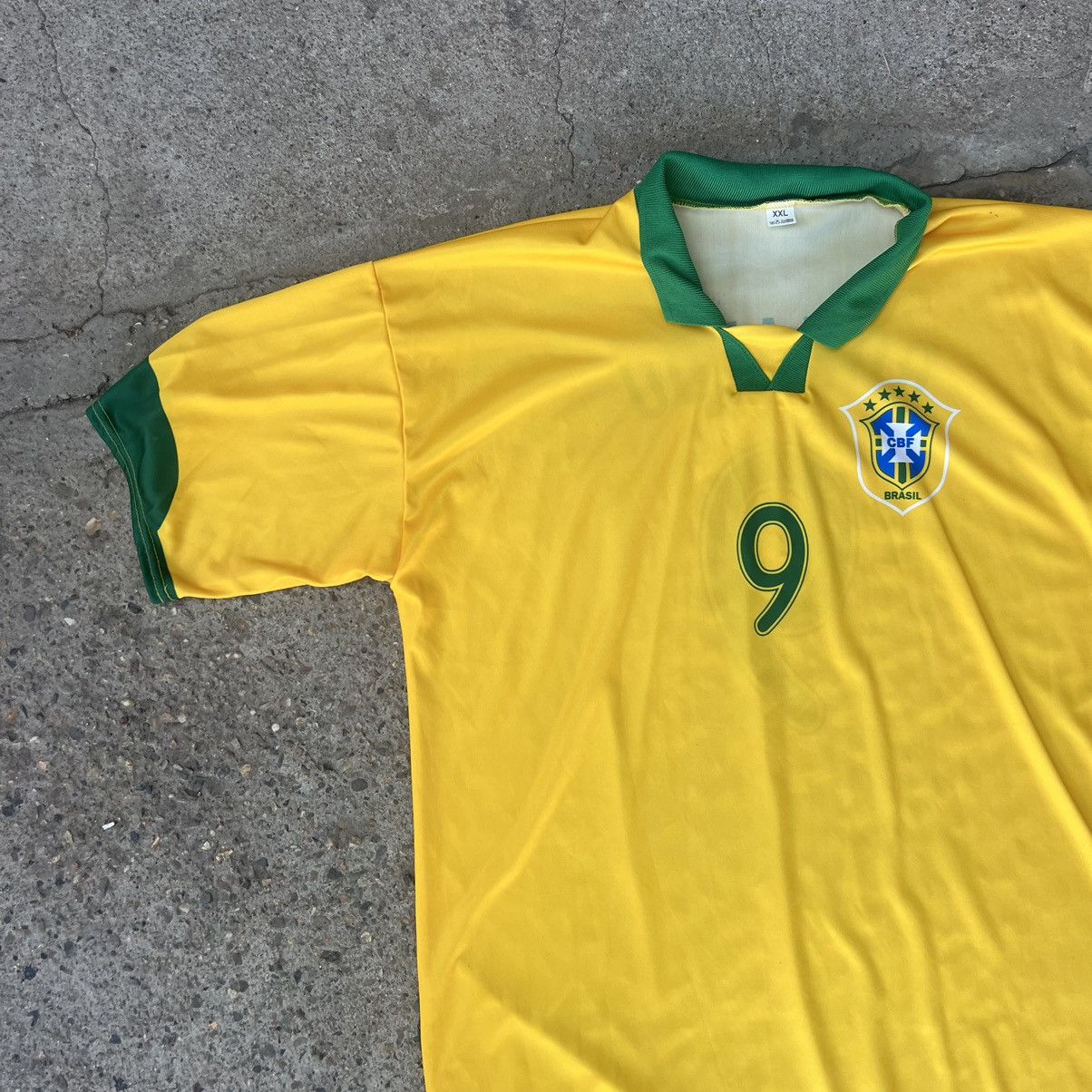 Vintage Vintage 90’s #10 Brazil Bloke Drill Core Soccer Jersey L Size US L / EU 52-54 / 3 - 3 Thumbnail