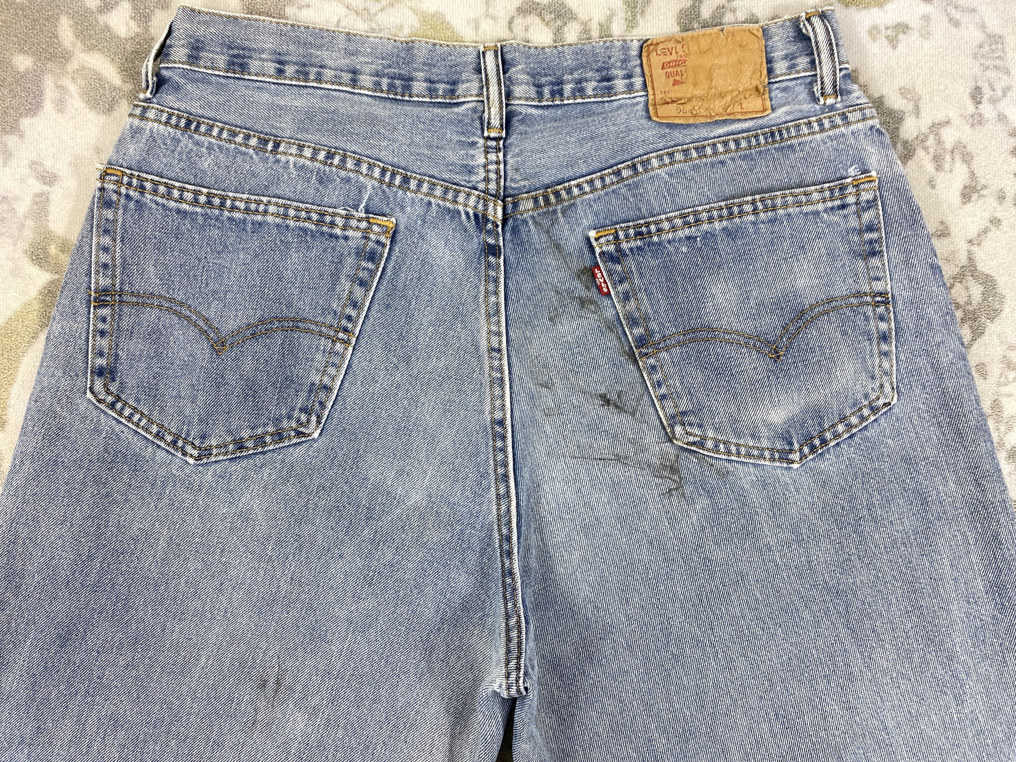 Levi's Vintage Levi's Pale Blue 35 x 35.5 Denim -JN304 Size US 35 - 4 Thumbnail