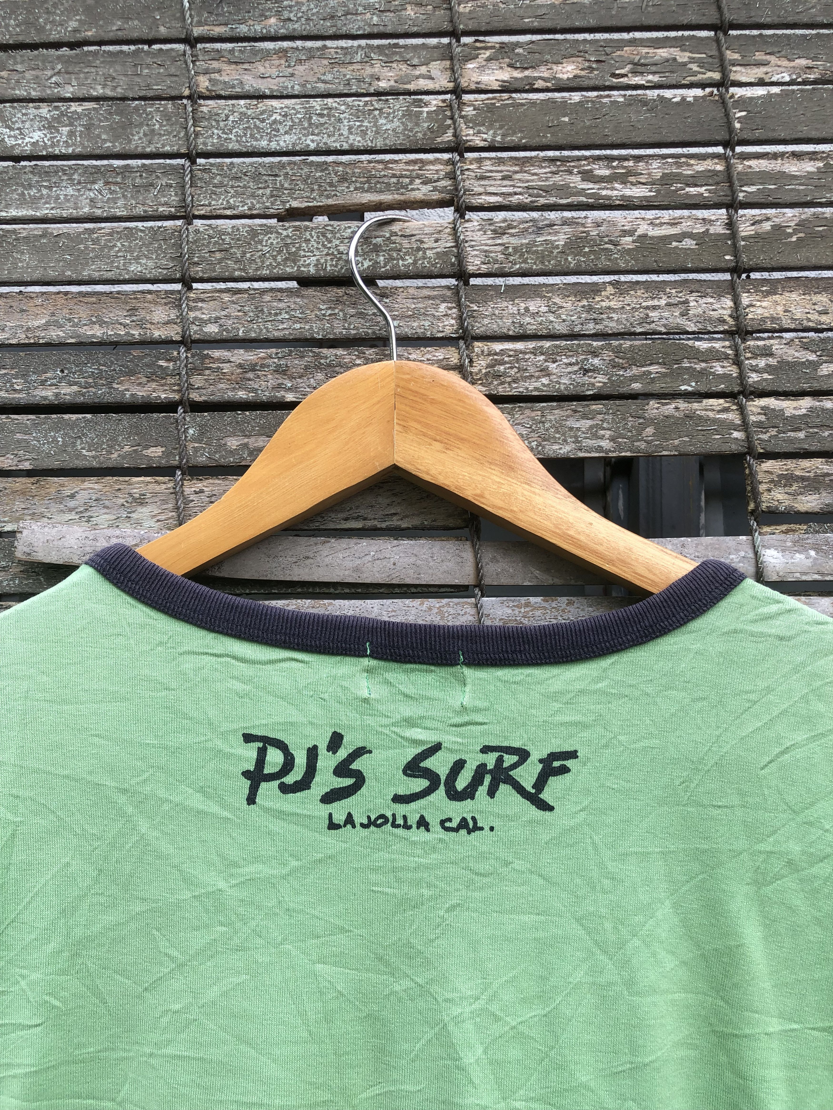Vintage Vintage Sunfaded PJs Surf Ringer Tee Size US L / EU 52-54 / 3 - 6 Thumbnail