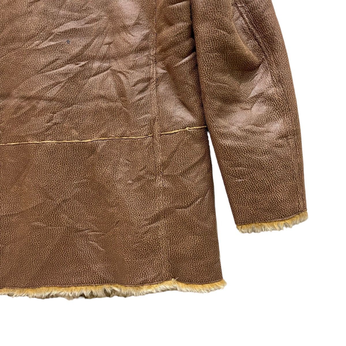 Pazzo Pazzo Denim Store Faux Fur Coat Jacket Size L / US 10 / IT 46 - 13 Thumbnail
