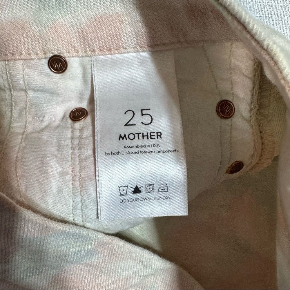MOTHER MOTHER The Looker Ankle Fray Floral Racer Jeans Size 25 Size 25" / US 0 / IT 36 - 7 Thumbnail