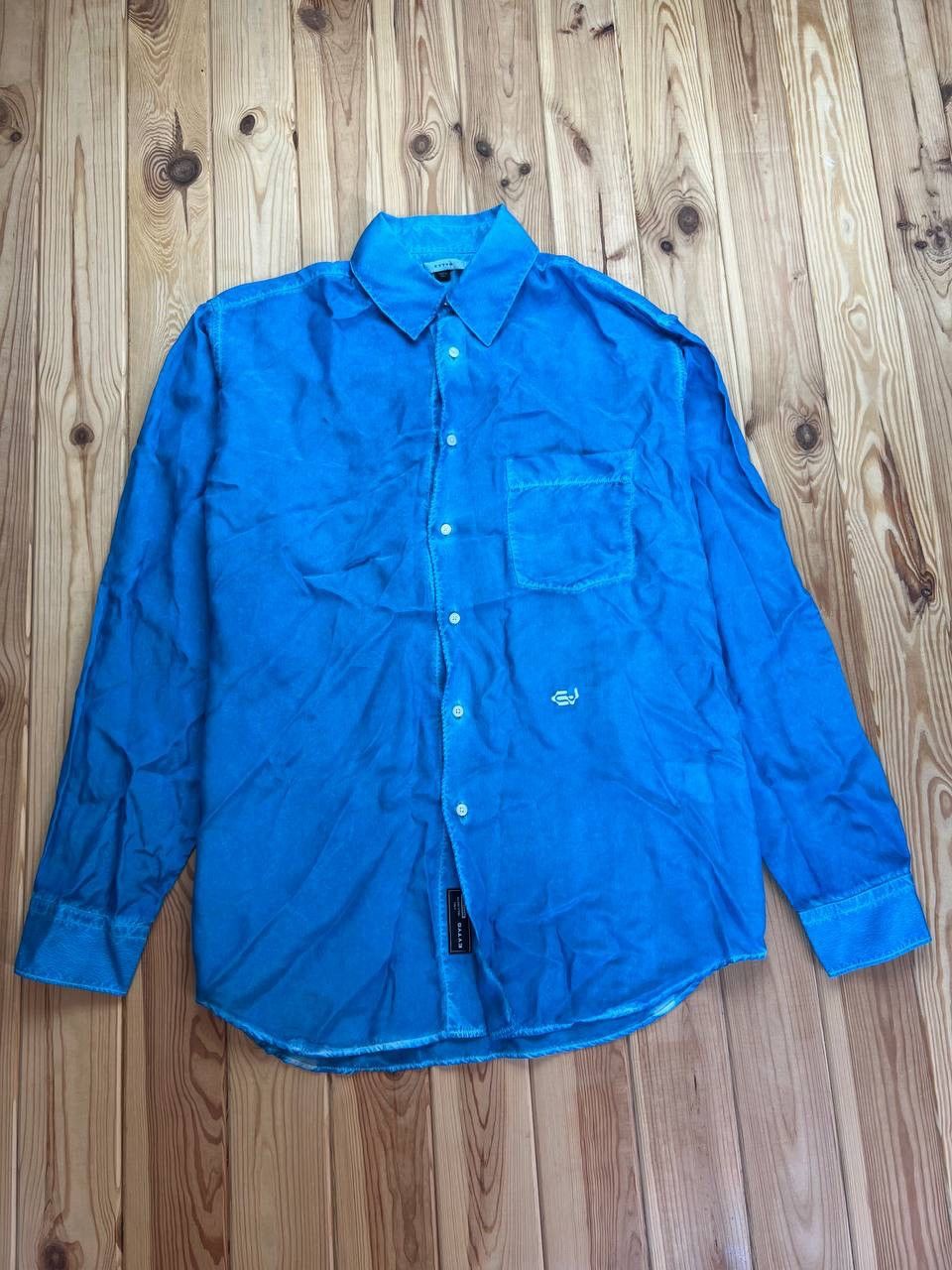 Eytys Premium Eytys Otis Relaxed Fit Cupro Shirt Electric Blue Size US S / EU 44-46 / 1 - 1 Thumbnail