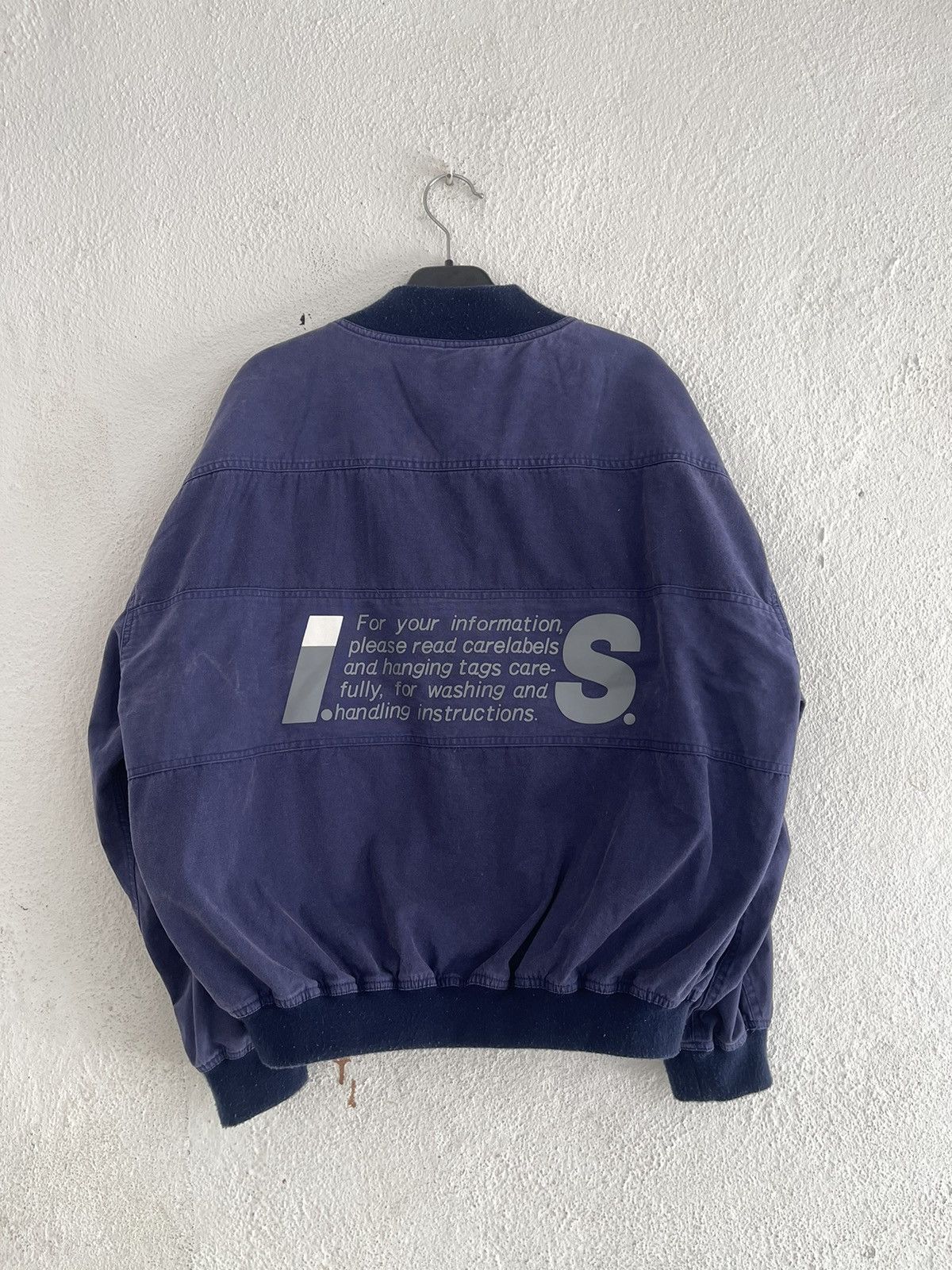 Issey Miyake Issey Miyake Care Label Purple MA-1 Bomber Jacket Size US L / EU 52-54 / 3 - 1 Thumbnail