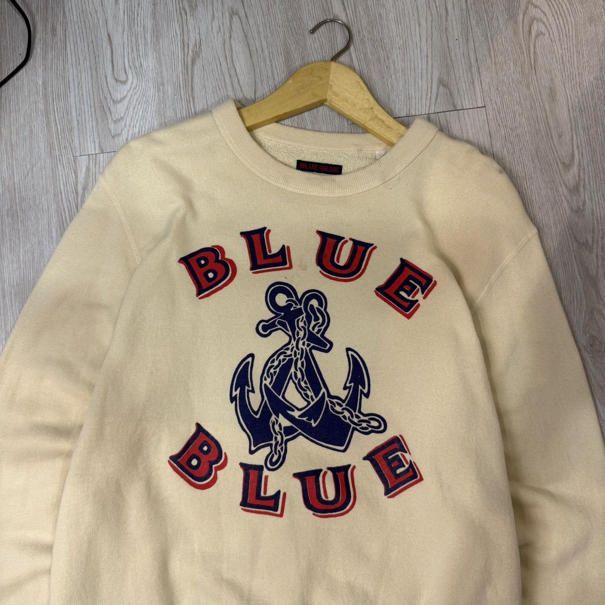 Blue Blue Japan BLUE BLUE japan vintage sweatshirt anchor Size US XL / EU 56 / 4 - 3 Thumbnail