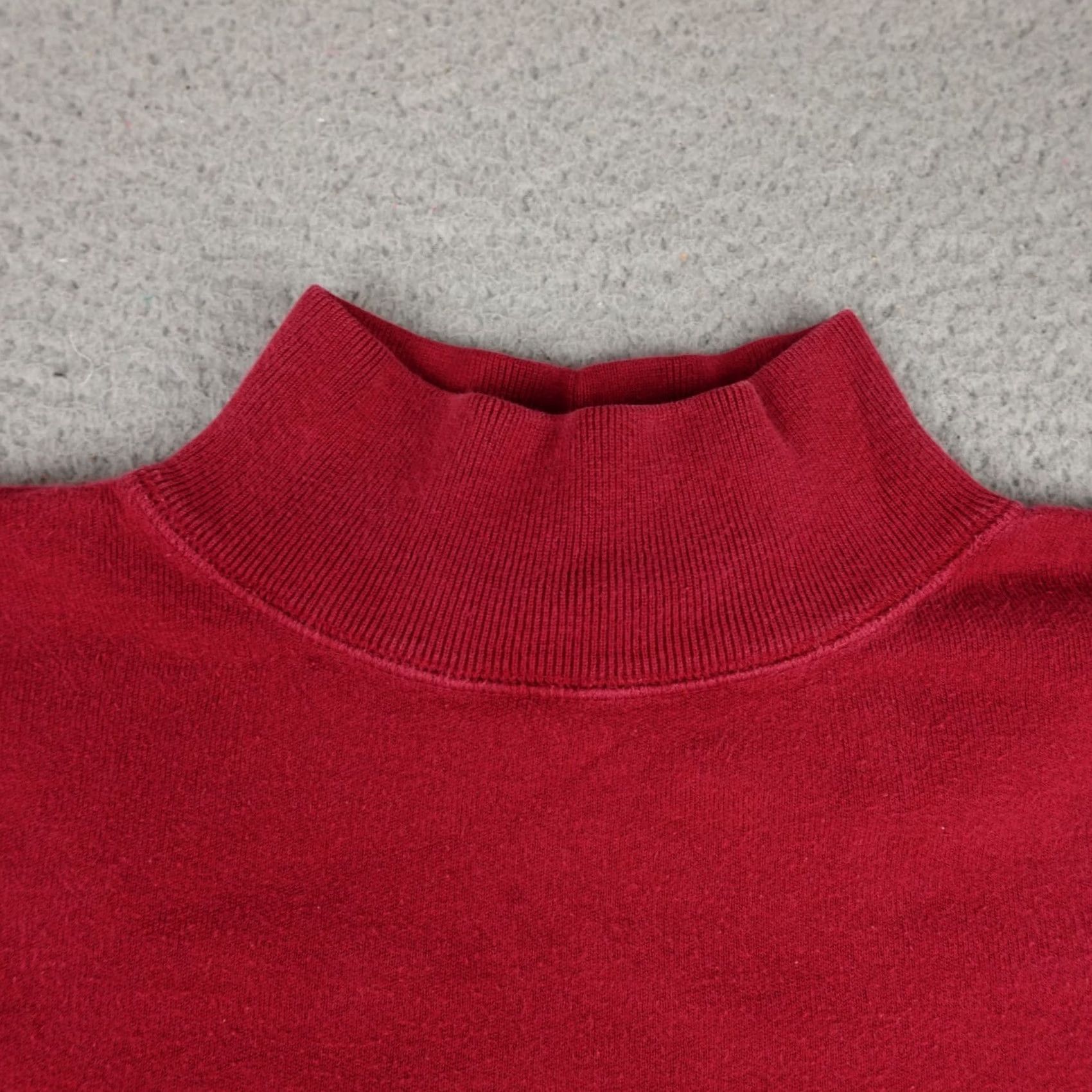 Eddie Bauer VINTAGE Eddie Bauer Sweater Womens 2XL Red Turtleneck Long Sleeve Made In USA Size XXL / US 16-18 / IT 52-54 - 5 Thumbnail