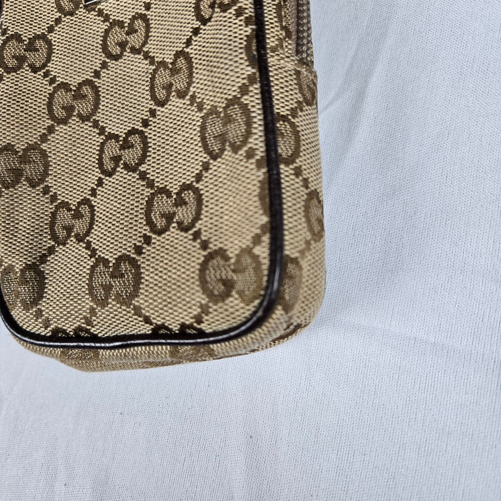 Gucci Gucci Monogram Mini Zip Canvas Pouch Size ONE SIZE - 3 Thumbnail