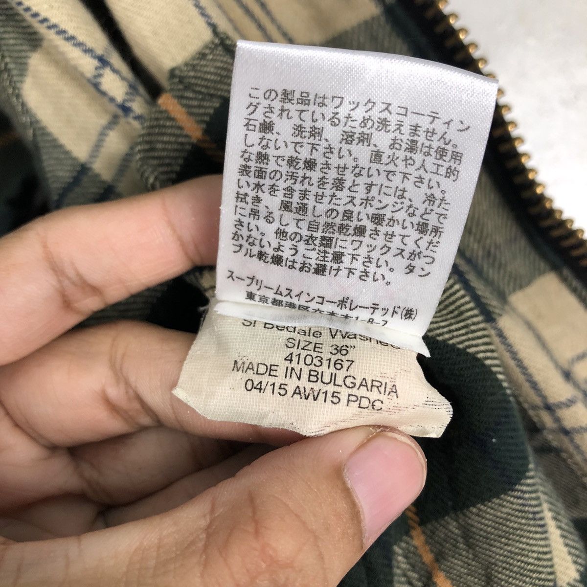 Barbour 📌Hunting Jacket Wax Barbour Blanket Tartan Multi Pocket Size US M / EU 48-50 / 2 - 23 Thumbnail