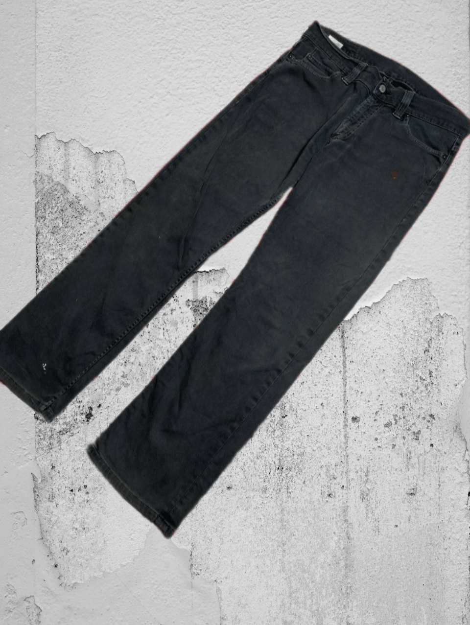 Levi's × Vintage Vintage Levis 506 Black Jeans Levi's Faded Denim Size US 32 / EU 48 - 1 Thumbnail