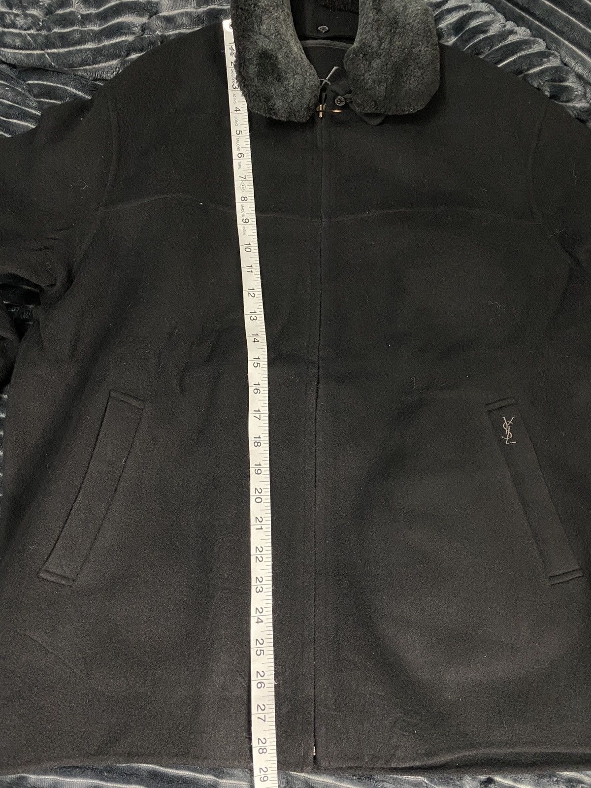 Yves Saint Laurent Yves Saint Laurent Wool Jacket Size US L / EU 52-54 / 3 - 4 Thumbnail