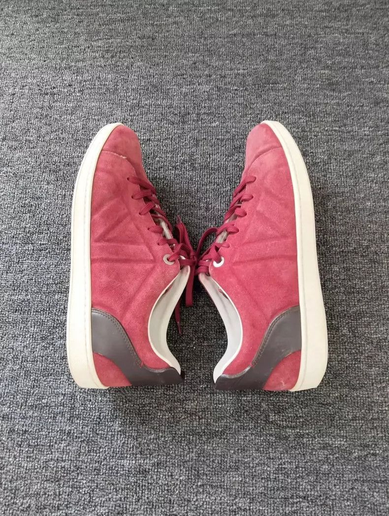 Louis Vuitton Louis Vuitton Red Sneakers Size 41-2507 Size US 8 / EU 41 - 4 Thumbnail