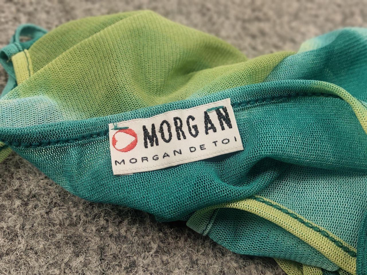 Morgan De Toi Vintage Morgan de toi Y2K Semi-sheer mesh strappy top Size S / US 4 / IT 40 - 8 Thumbnail