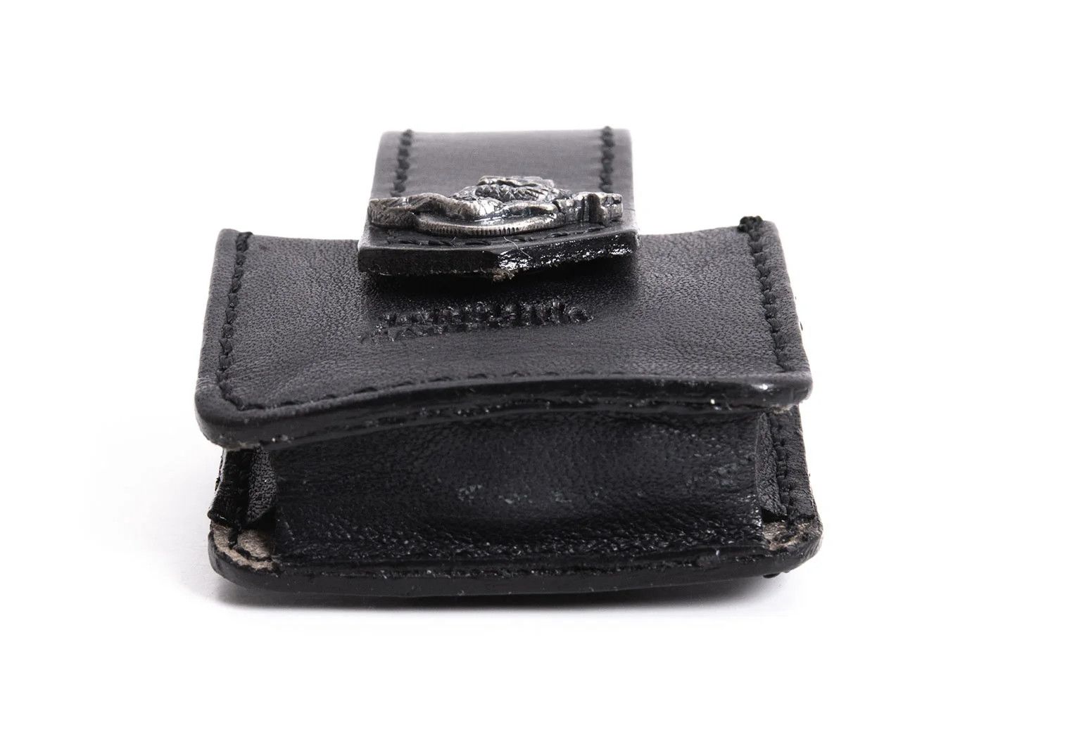 Jean Paul Gaultier Dragon Button Leather Zip Case Black Size ONE SIZE - 5 Thumbnail
