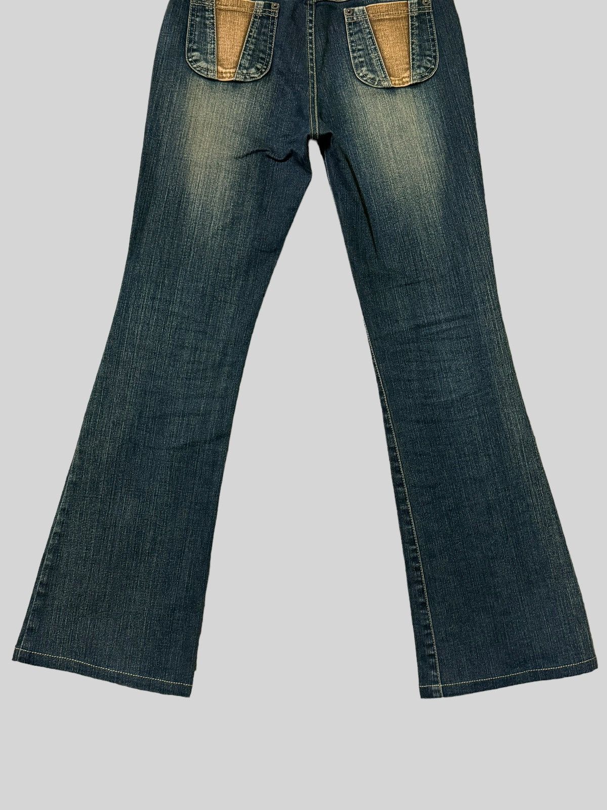 Hysteric Glamour Flared Napuri Reconstructed Reworked jeans Size 25" / US 0 / IT 36 - 10 Thumbnail