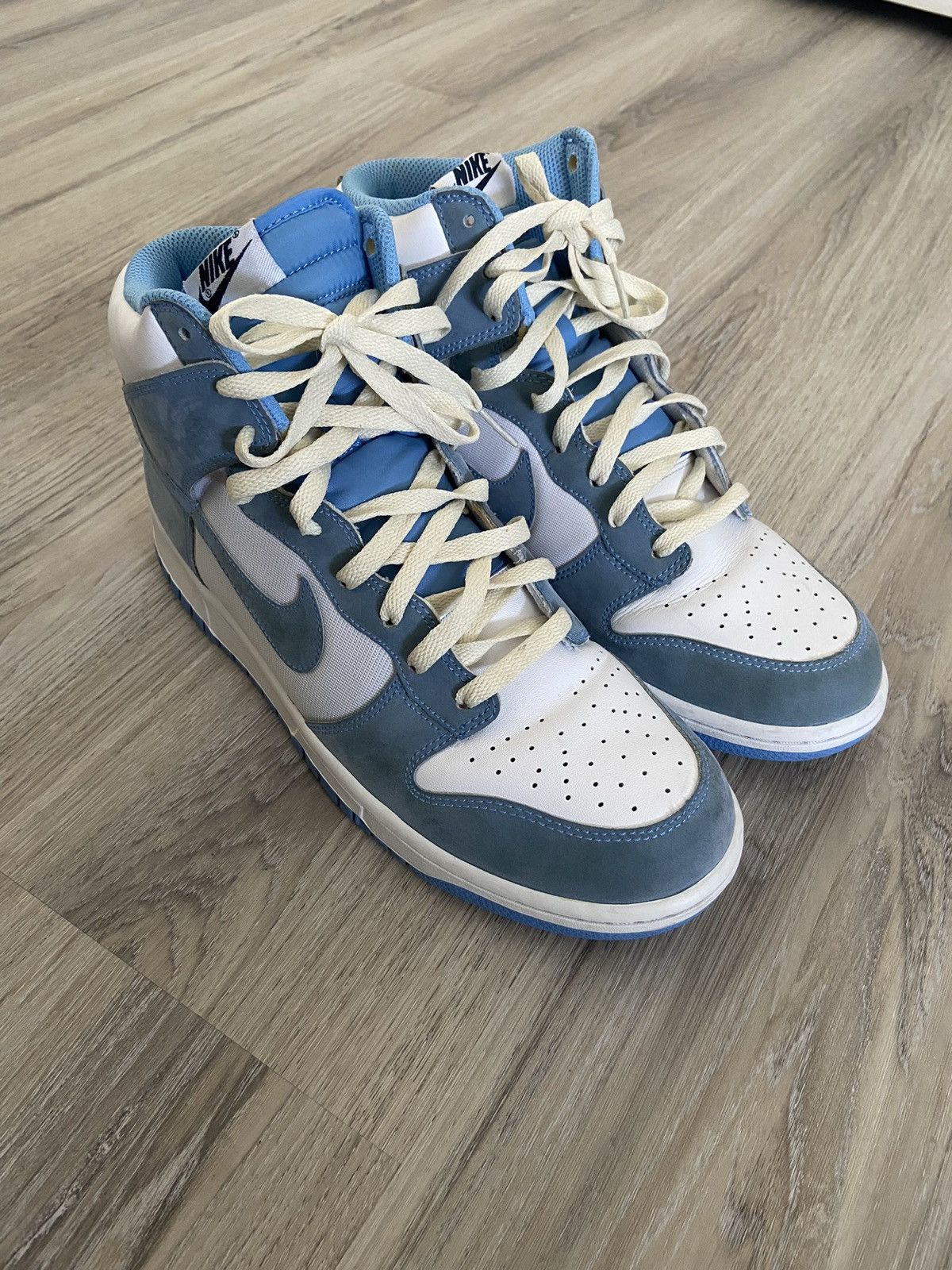 Nike Nike Dunk High Premium University Blue White Size US 11 / EU 44 - 2 Thumbnail
