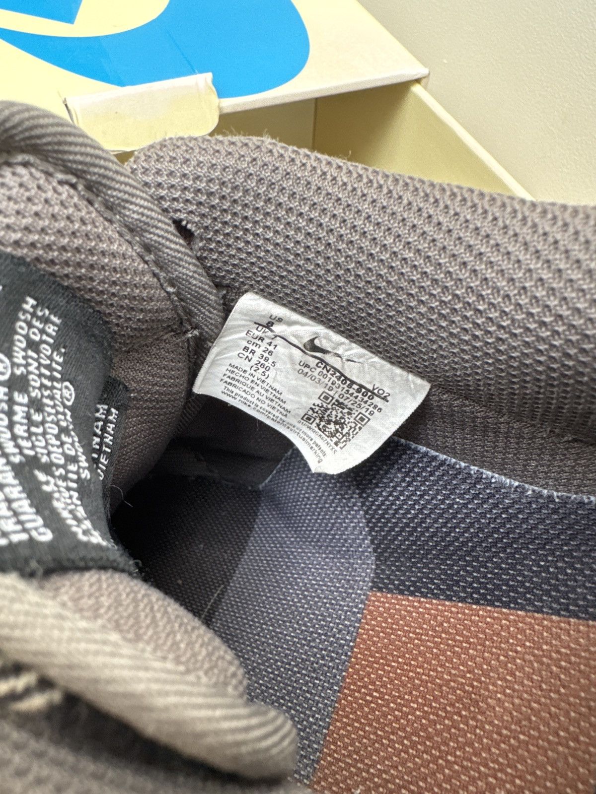 Nike Travis Scott x Air Force 1 Low 'Cactus Jack' USED - GOOD Size US 8 / EU 41 - 9 Thumbnail