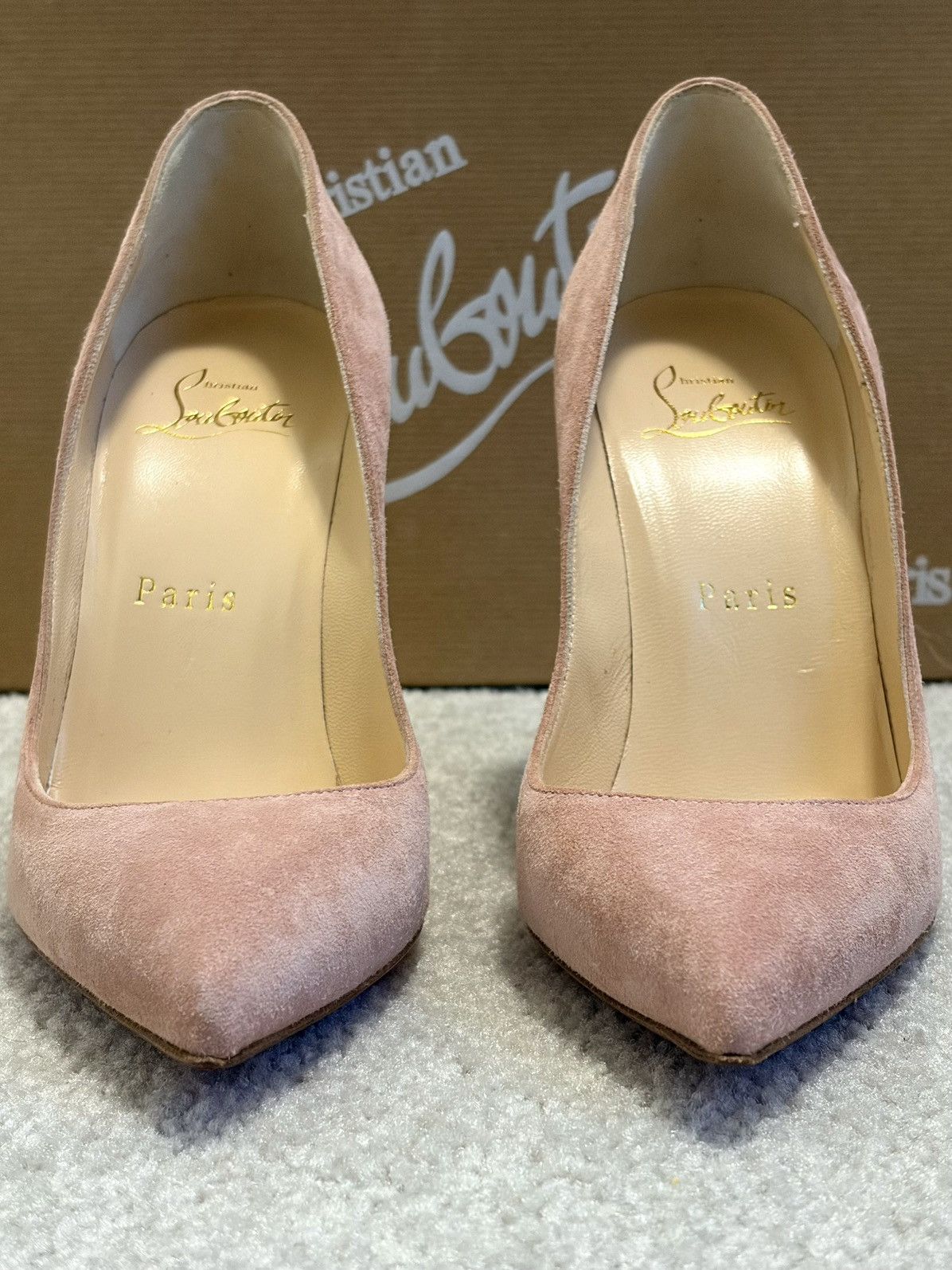 Pigalle Follies 100 Veau Velours Heels