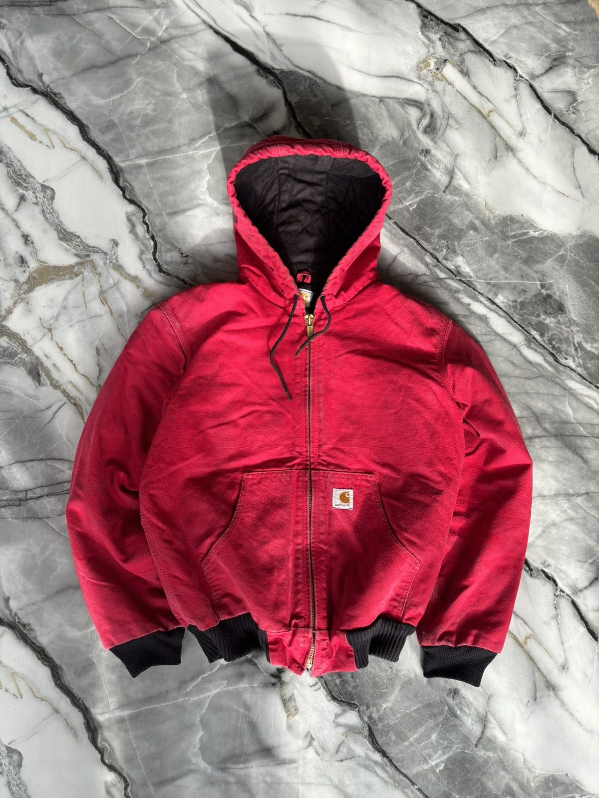 Carhartt × Streetwear × Vintage Carhartt Active Red Vintage Jacket