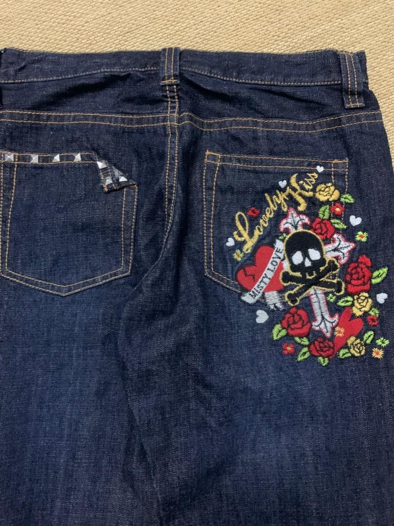 If Six Was Nine Vintage Japanese Brand Histy Love Jeans 2000 Size US 32 / EU 48 - 3 Thumbnail