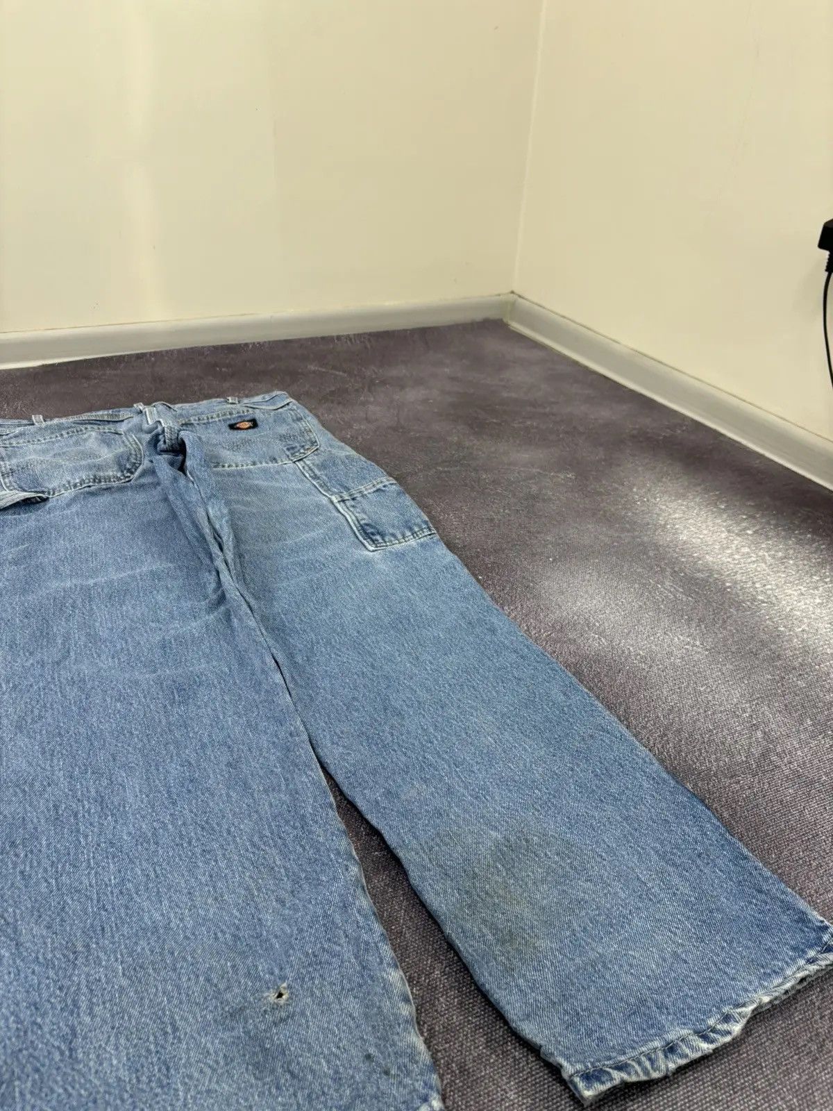 Dickies × Vintage Vintage Dickies Y2K Relaxed Fit Hype Light Blue Denim Jeans Size US 34 / EU 50 - 4 Thumbnail