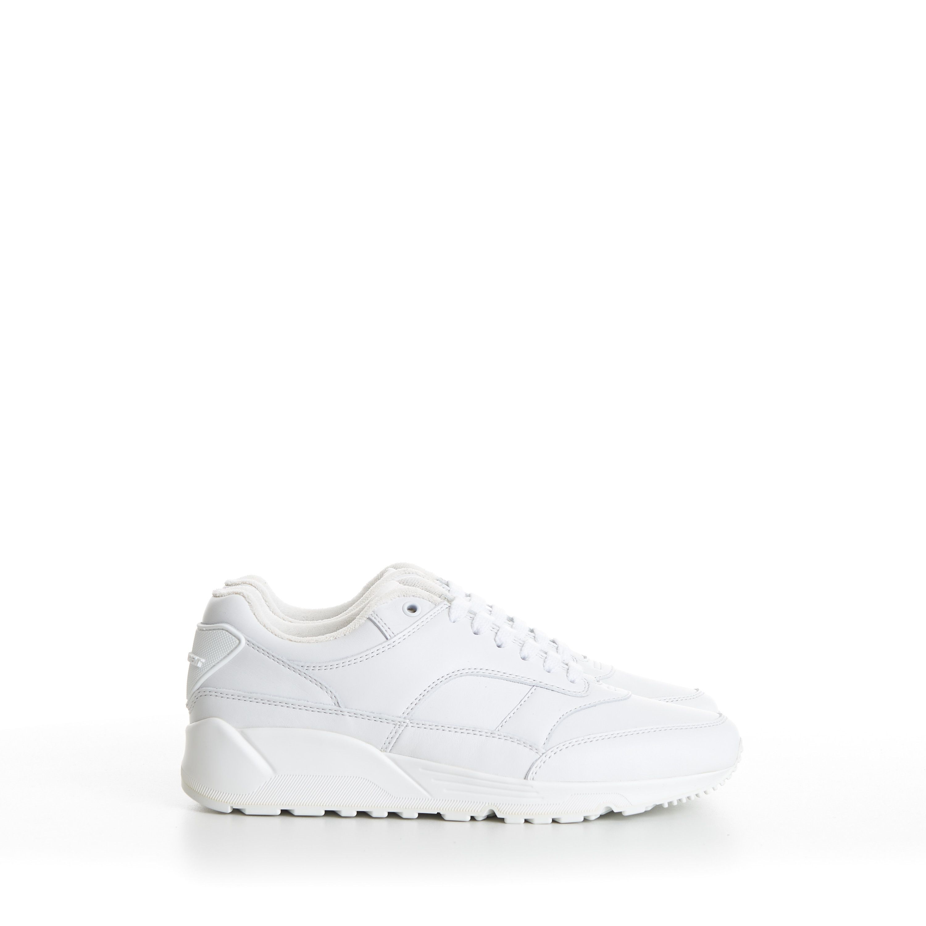 Saint Laurent Paris Men's White 'Bump' Low-top Smooth Leather Sneakers Size US 7.5 / EU 40-41 - 2 Thumbnail