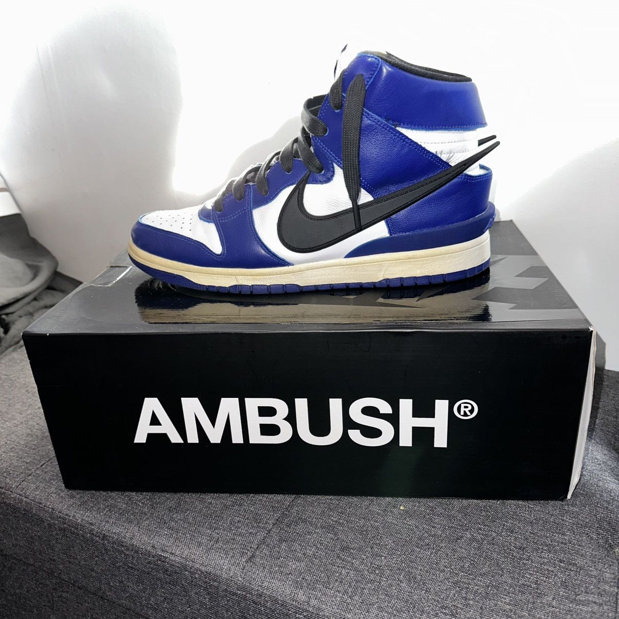 Ambush Design × Nike AMBUSH x Nike Dunk High ‘Deep Royal’ — CU7544-400 Size US 11 / EU 44 - 3 Thumbnail
