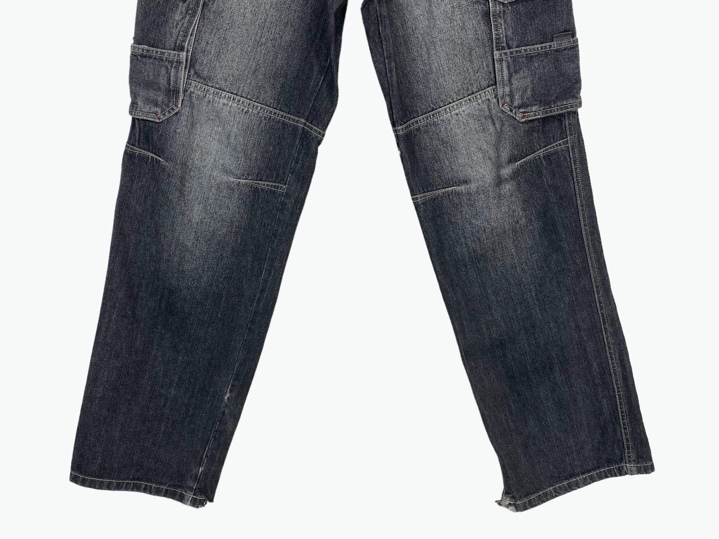Japanese Brand Spoon Cargo Jeans Hip Hop Skateboards Jeans Size US 30 / EU 46 - 4 Thumbnail