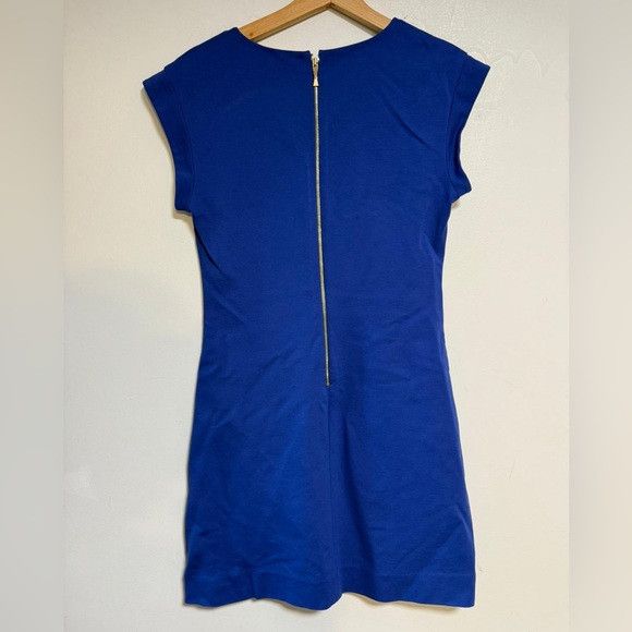 Kate Spade Kate Spade New York Blue V-Neck Cap Sleeve Dress Size 4 Size S / US 4 / IT 40 - 9 Thumbnail