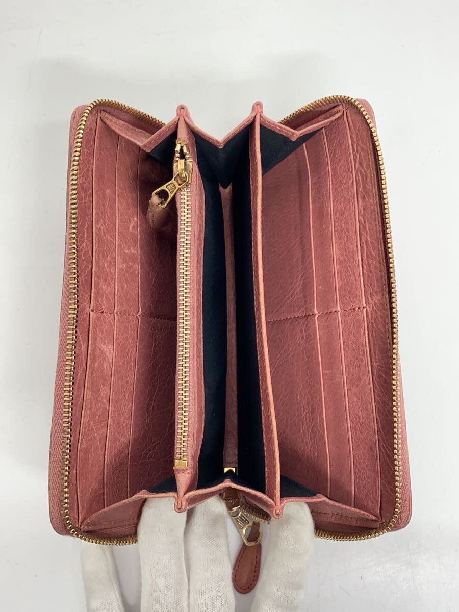 Balenciaga Balenciaga Sheepskin Long Wallet Pink Size ONE SIZE - 4 Thumbnail