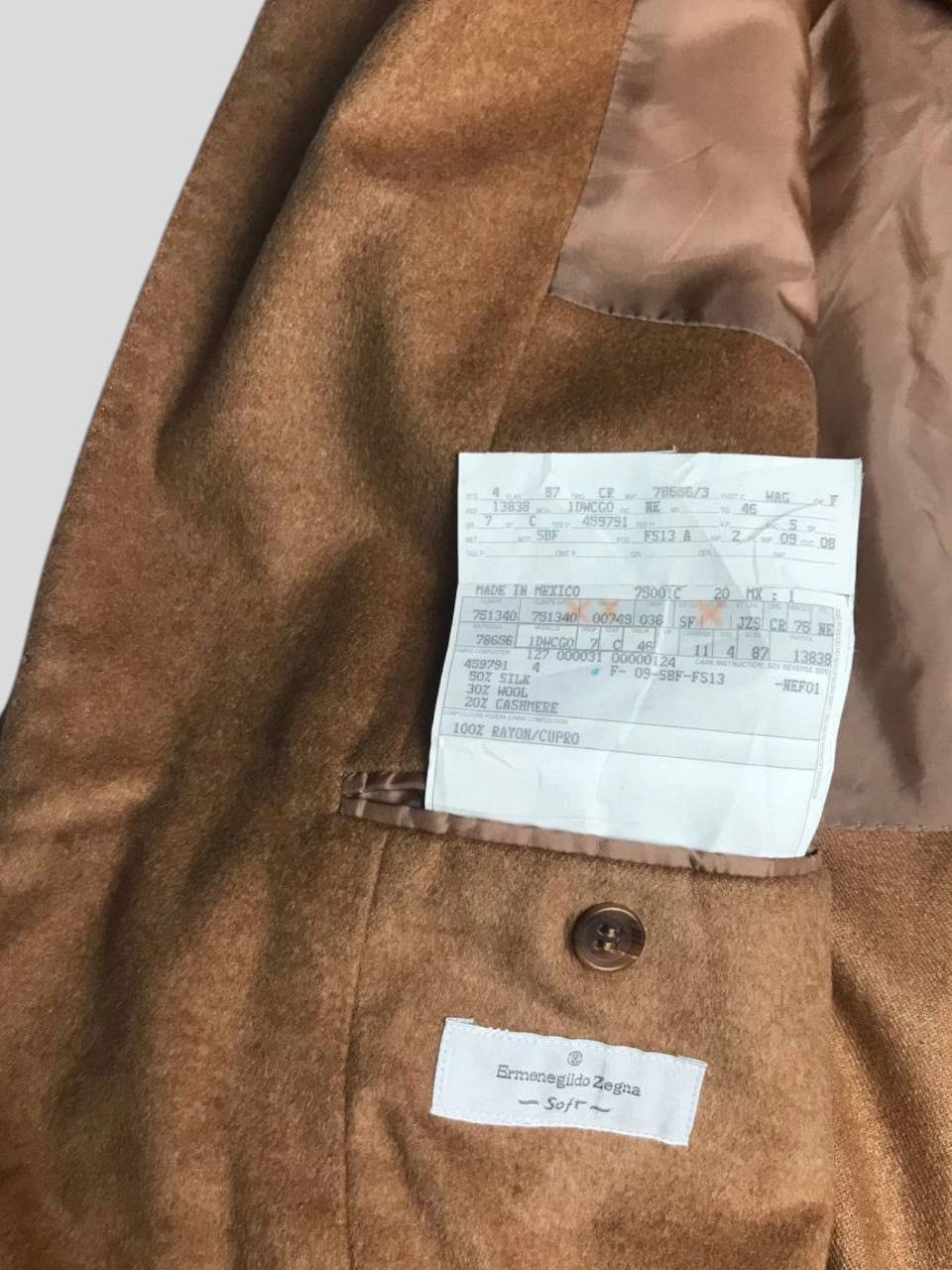 Ermenegildo Zegna Vintage Ermenegildo Zegna Soft Silk, Wool & Cashmere Jacket Size US S / EU 44-46 / 1 - 8 Thumbnail