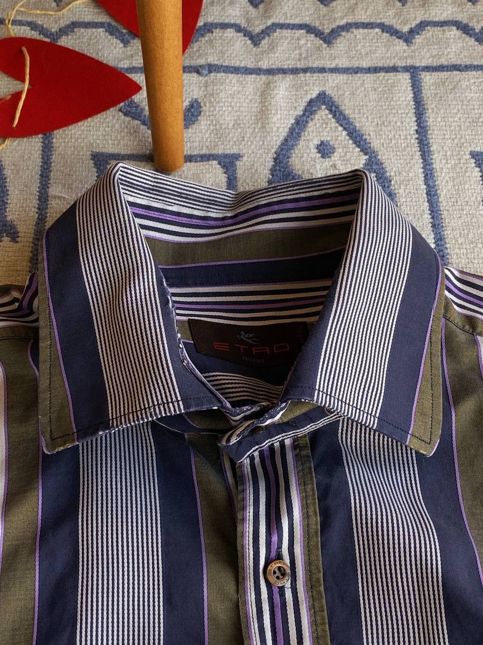 Etro Etro Shirt Lot 5 pcs Stripe Size US XL / EU 56 / 4 - 12 Thumbnail