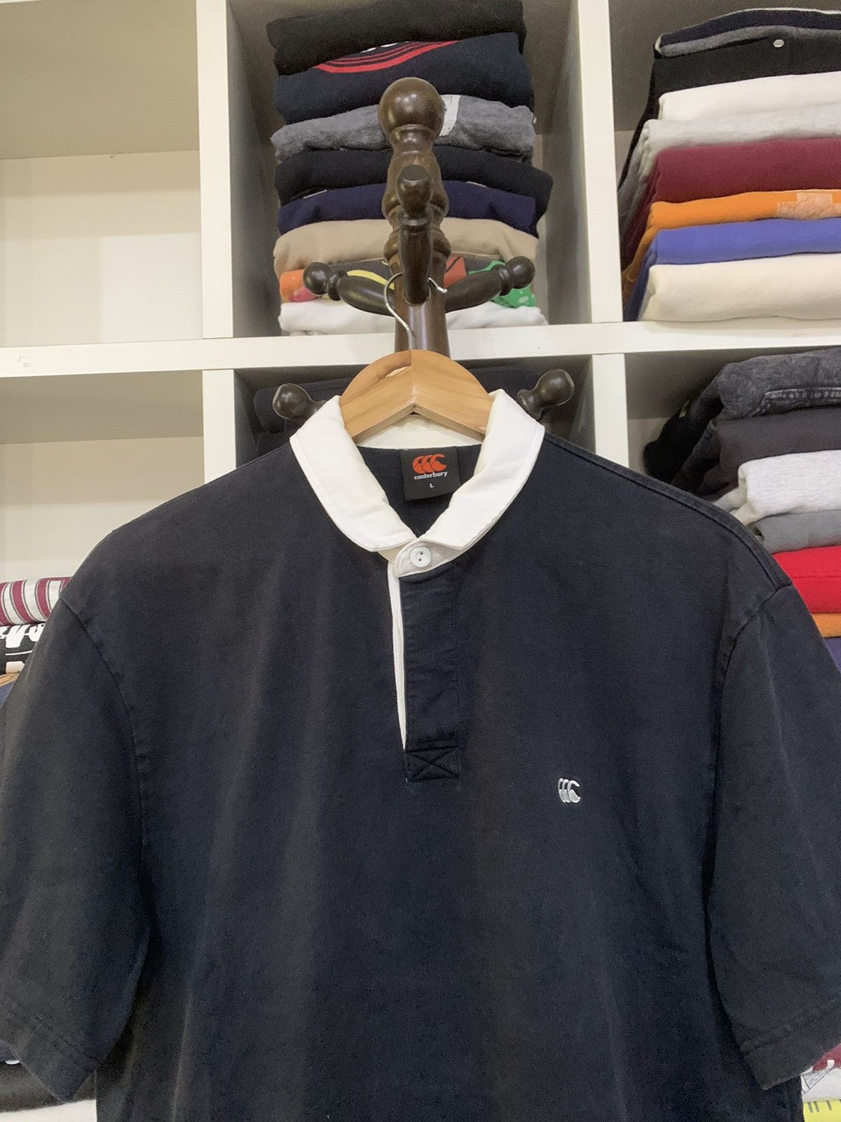 Canterbury of New Zealand × NFL × Vintage Vintage Canterbury Polo Size US L / EU 52-54 / 3 - 5 Thumbnail