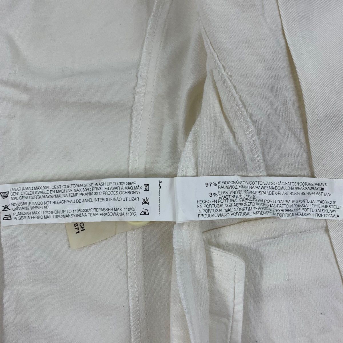 Zara ZARA White Plain Blazer Coat Jacket Size M / US 6-8 / IT 42-44 - 10 Thumbnail