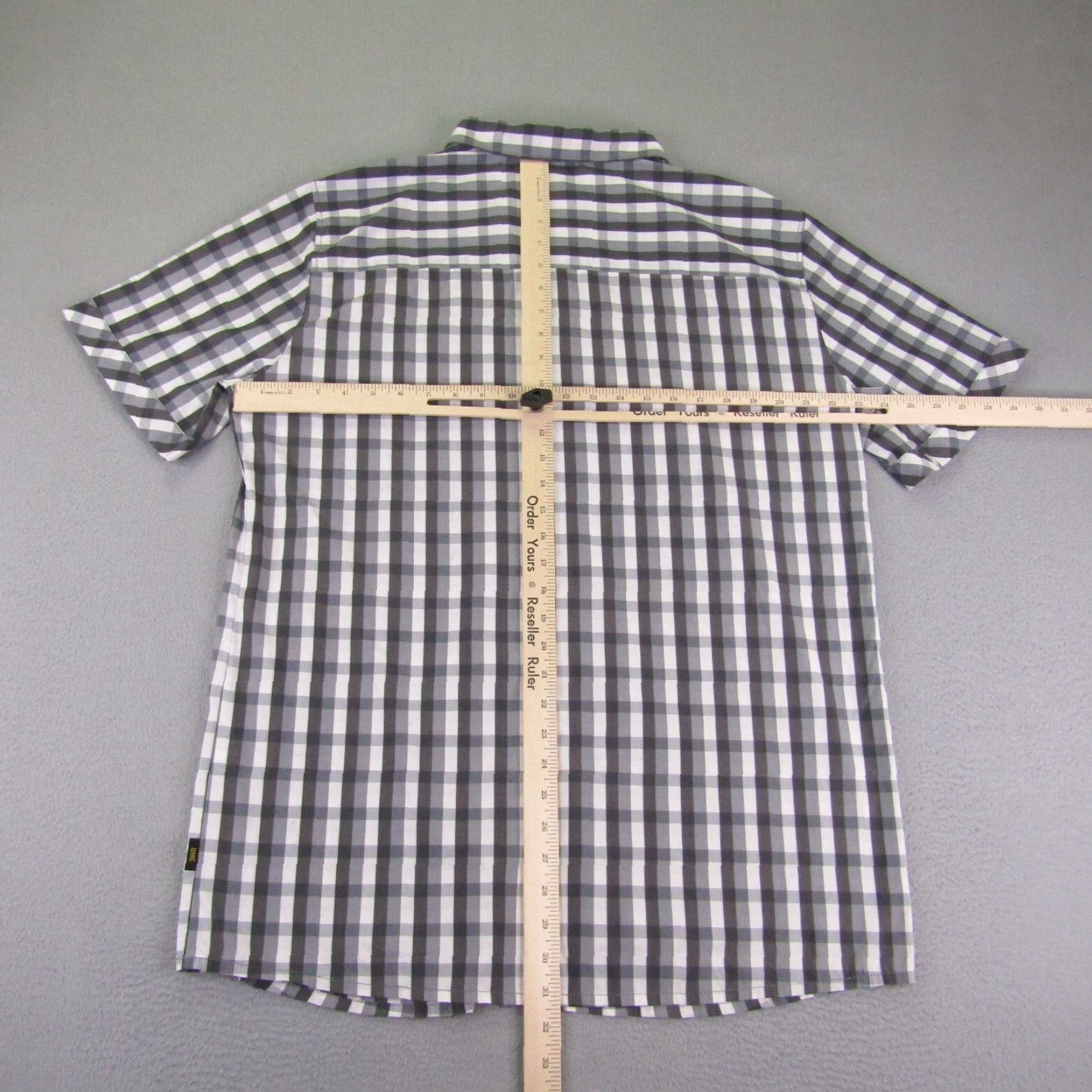 Jack Wolfskin Jack Wolfskin Shirt Mens Extra Large Gray Plaid Button Up UV Shield Lightweight Size US XL / EU 56 / 4 - 7 Thumbnail