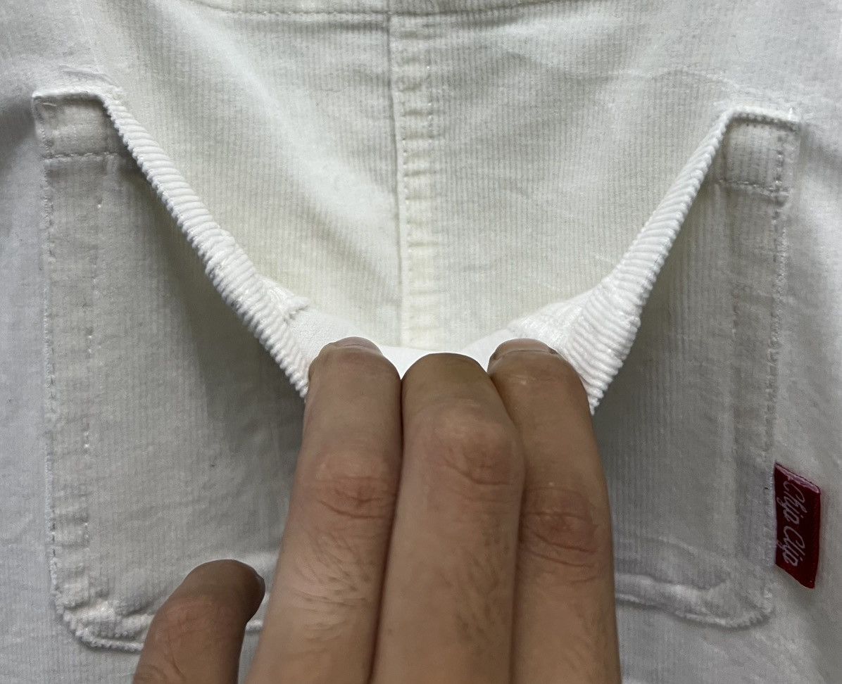 Japanese Brand VINTAGE JAPANESE BRAND CHIP CLIP WHITE OVERALLS Size 33" - 7 Thumbnail