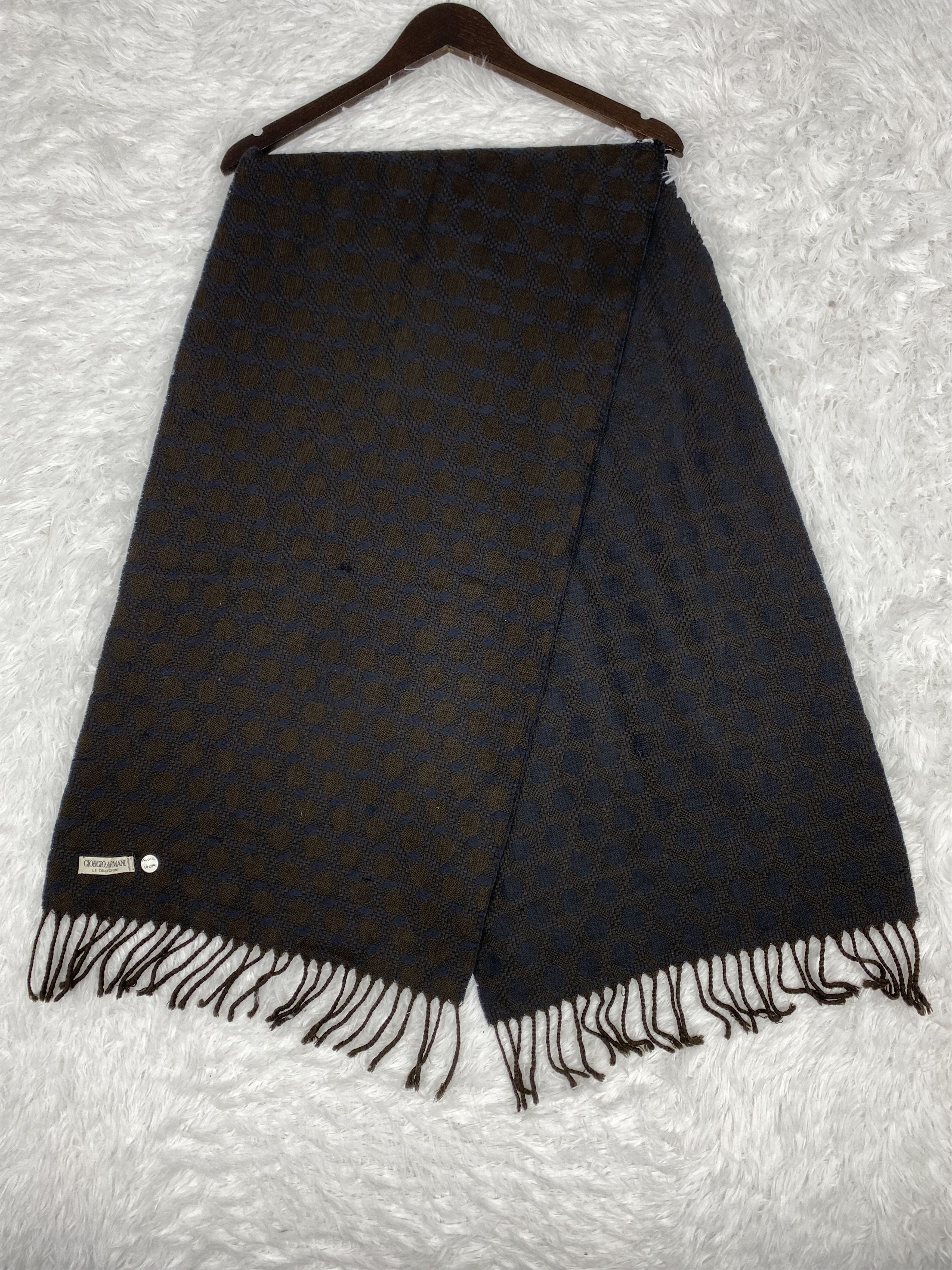 Giorgio Armani Vintage Giorgio Armani Scarf / Muffler Neckwear PM0112 Size ONE SIZE - 1 Thumbnail