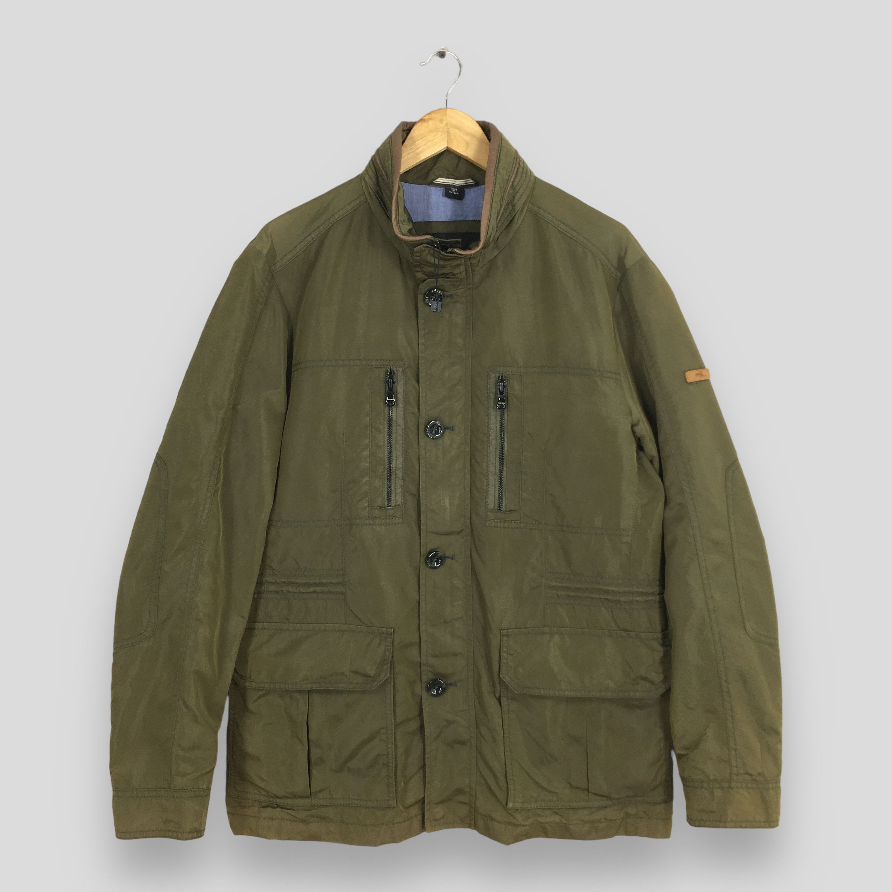 Hugo Boss × Vintage Vintage Hugo Boss Olive Windbreaker Jacket