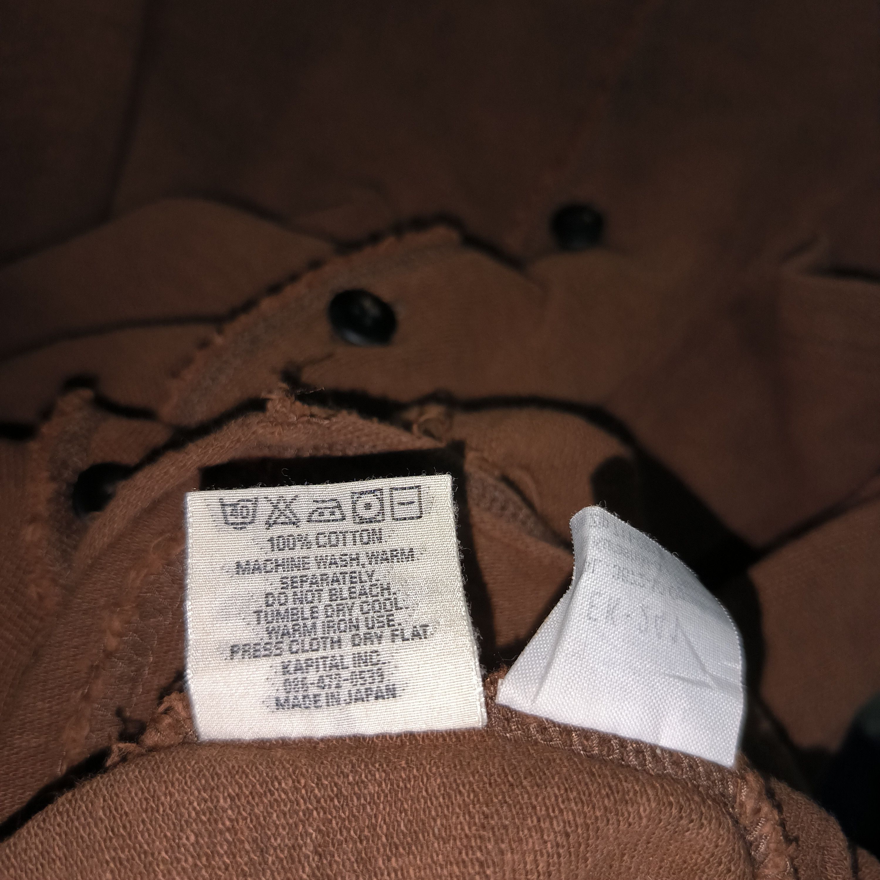 Japanese Brand × Kapital Kapital Japan Unfinished Shirts Size US L / EU 52-54 / 3 - 5 Thumbnail
