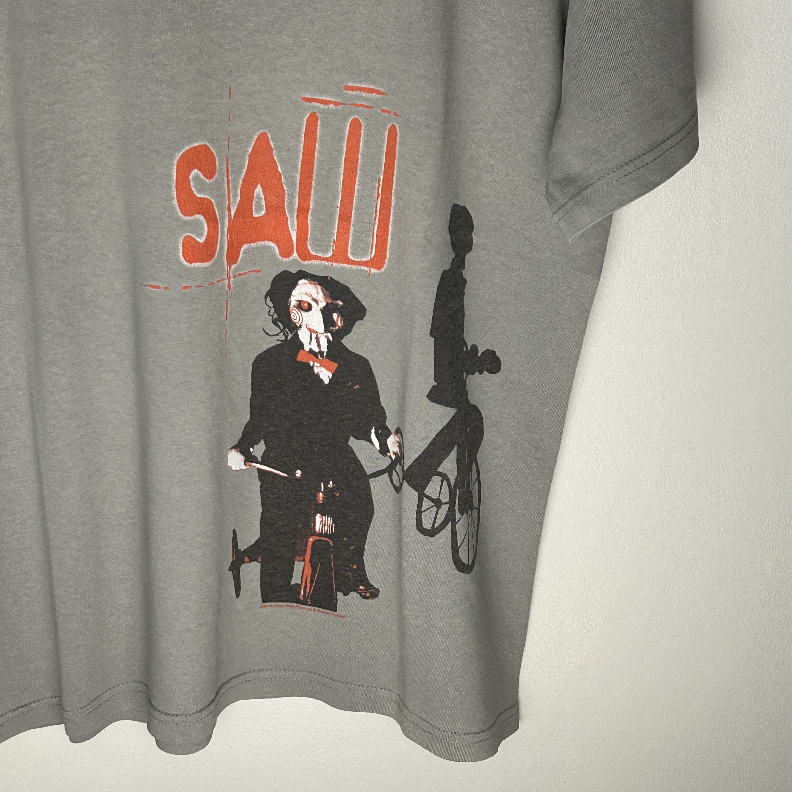 Vintage Vintage SAW Jigsaw Horror T-shirt Size US M / EU 48-50 / 2 - 2 Thumbnail