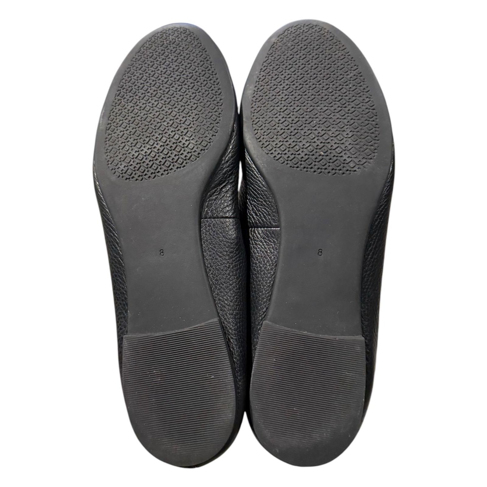 Tory Burch TORY BURCH Claire Ballet Flats Black Leather Gold Logo Size Size US 8 / IT 38 - 8 Thumbnail