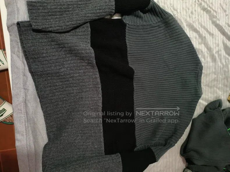 Balenciaga Balenciaga Patchwork Knit Top Size US XS / EU 42 / 0 - 4 Thumbnail