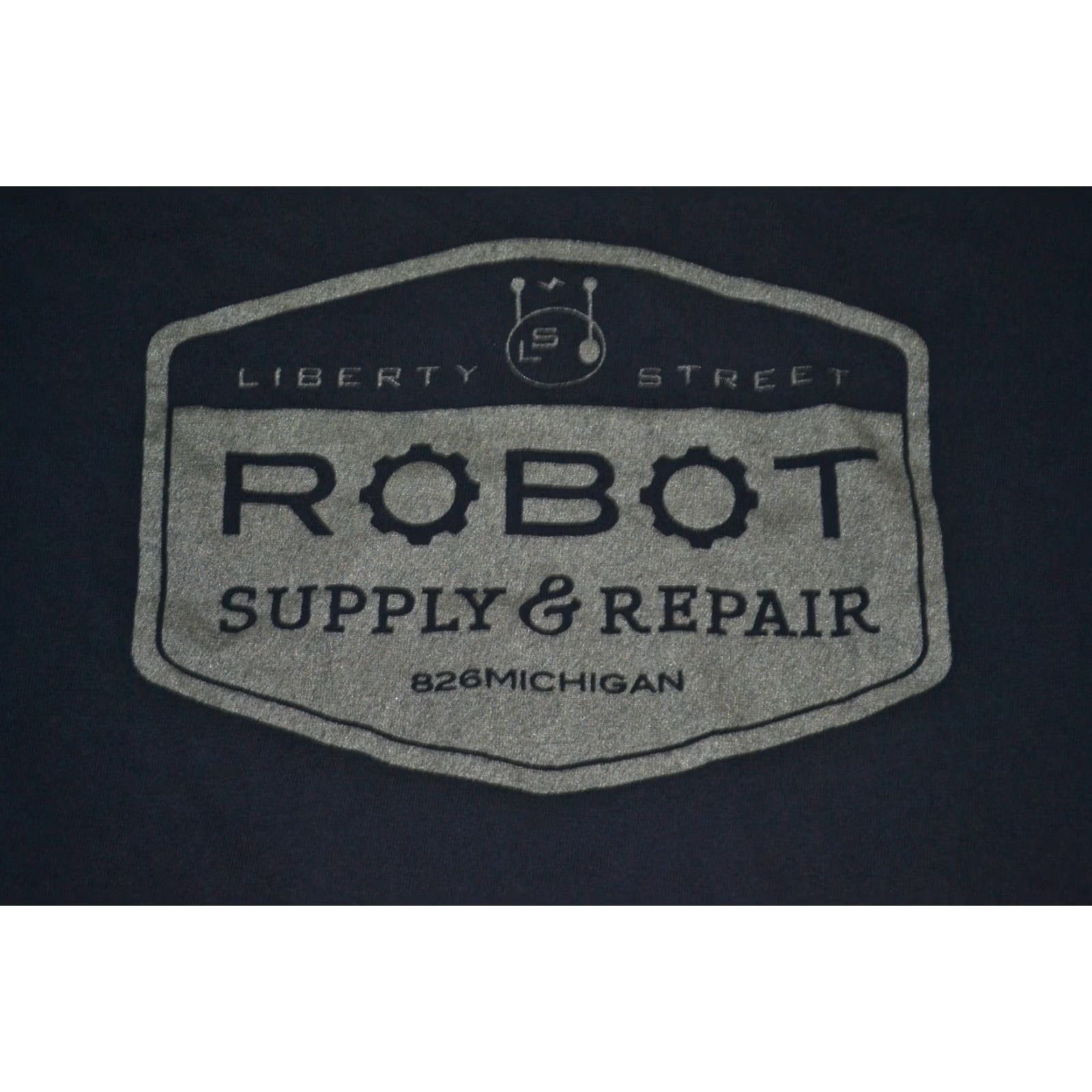 Anvil Liberty Street Robot Supply & Repair T Shirt Small 826 National Anvil 100% Cotton Blue Mens S Michigan Ann Arbor 826 National T-Shirt Size US S / EU 44-46 / 1 - 2 Thumbnail
